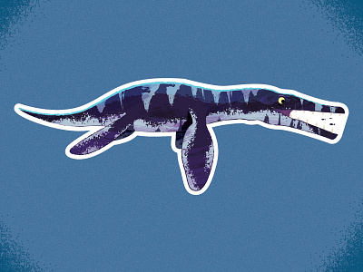 Kronosaurus Sticker dino jurassic sticker