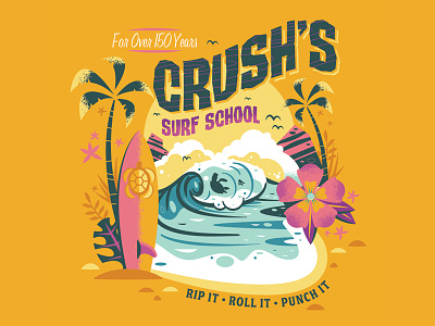 Crush's Surf School beach crush nemo ocean surf wave