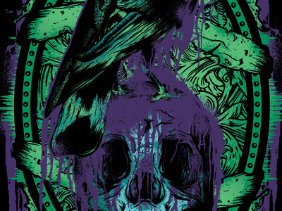 T Shirt Finished god grunge illustration photoshop raven revelation 19 skull t shirt