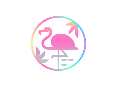 Matt Crump V2 branding flamingo logo