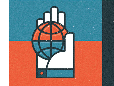Change The World change globe hand icon illustration world