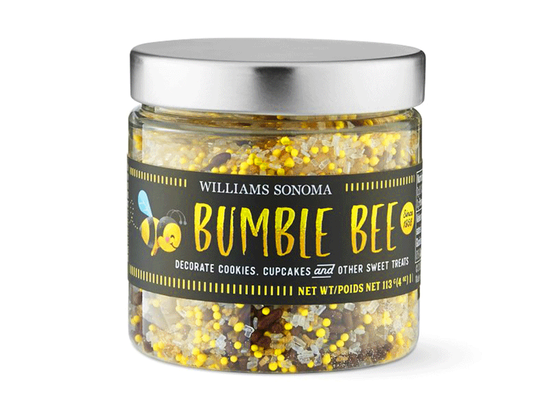 Bumble Bee - Williams Sonoma bee packaging sprinkle williams sonoma