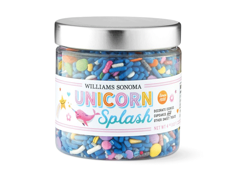 Narwhal - Williams Sonoma narwhal packaging sprinkle williams sonoma