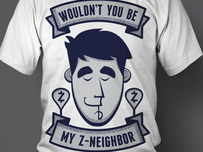 Z Neighbor apparel blue community shirt tee white zaarly