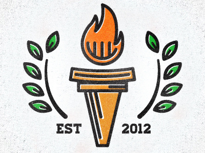 Education Logo college crest degree education fire flame leaf leanring learning leaves logo mark torch