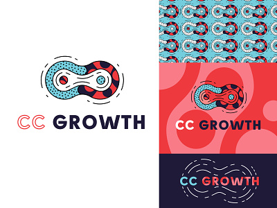 Adobe CC Growth blue branding design illustration illustrator logo type typography