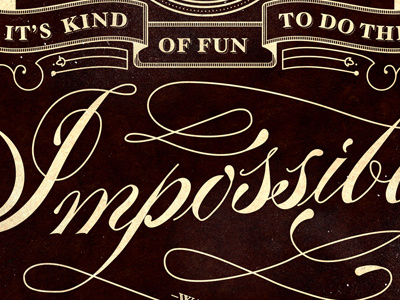 Impossible Type artist disney font script type typography