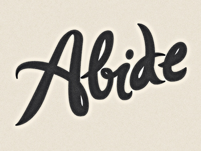 Abide Logotype