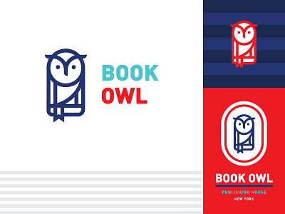 Book Owl brand brand designer branding design logo logo design logotype
