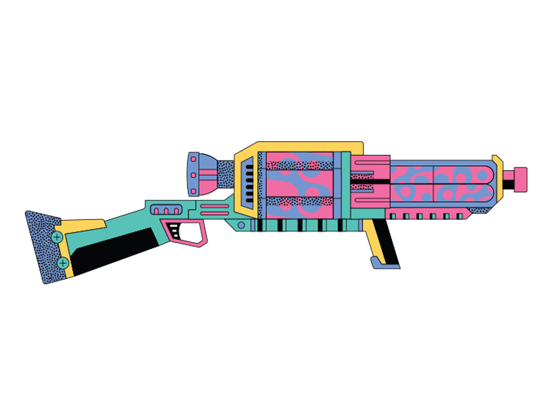 Riot Games Water Gun gun illustration pool party water