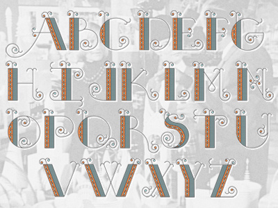 Blair Typeface-Almost Done artist disney flair font mary blair type typography whimsical