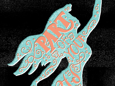 Little Mermaid artist disney font mermaid ocean sea type typography