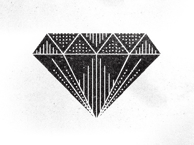 Diamond branding crown fashion icon logo mark type