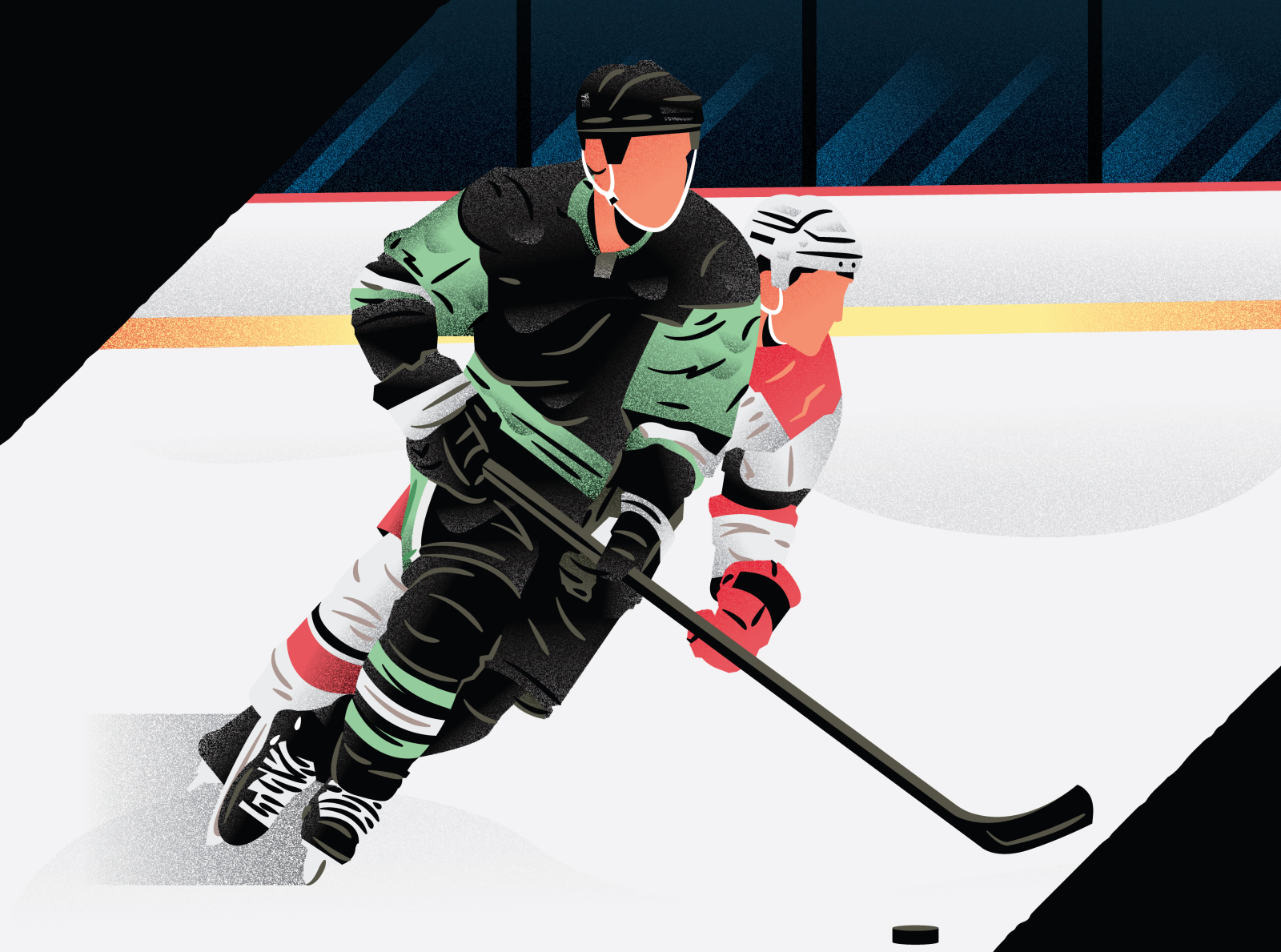 Hockey hockey player hockey stick illustration art ice hockey illustrator illustration