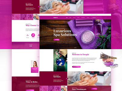 Terapie Spa Landing Page