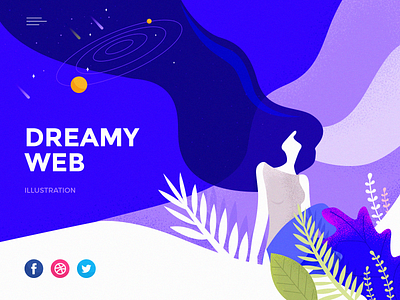 Dreamy Web Illustration