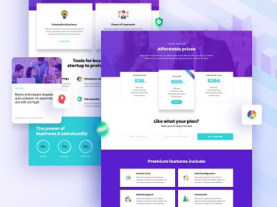 Codexo Pricing Plan advisor business clean template colorful company consulting landing modern multipurpose one page psd template portfolio startup trader ui ux design unique