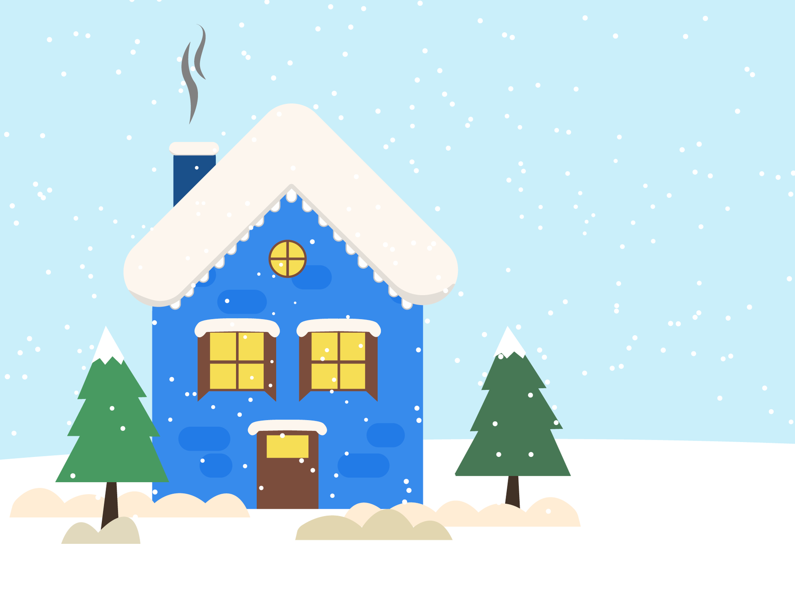 Winter House By Offkoenig On Dribbble