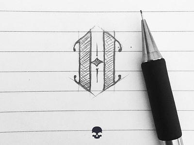 36days_H 36dayoftype 36days 36daysoftype08 brand branding branding design letterh lettering logo logotipe logotipo marca sketch sketching type typography