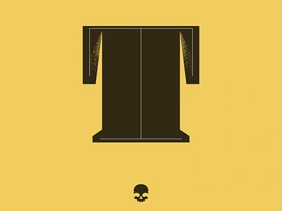 36days_T 36dayoftype 36days 36daysoftype20 brand branding branding design brown lettering letters lettert logo logotipe logotipo marca skull typography yellow