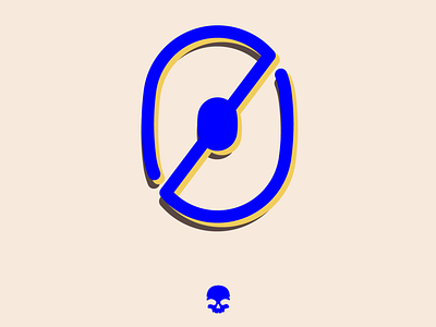 36days_0_27 36dayoftype 36days 36daysoftype27 blue brand branding branding design letter lettering letters logo logotipe logotipo marca number number0 skull sorg typography yellow