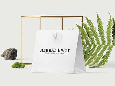 Herbal Unity Skincare Logo bag brand design branding branding design logo logo design logotype packaging