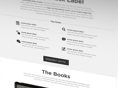 Website Concept bw icons website design