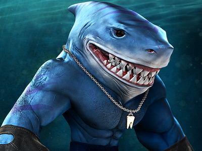 Sreex - Street Sharks 3d animation cartoon classic modeling sculpt shark street sharks