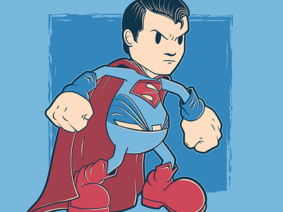 Supes - John Nobrand blue dc heroes john nobrand man of steel super heroes superman supes