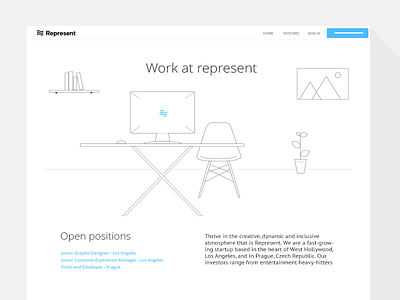 Jobs page (wip) illustrations jobs website