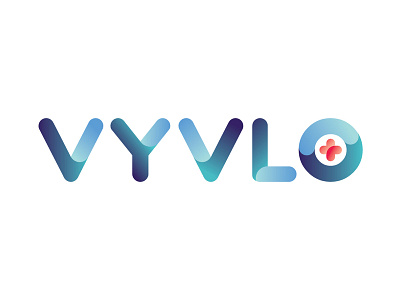 Vyvlo Logo - Medical app logo app icon app logo cross logo design gradient gradient icon gradient logo logo logo design medical logo symbol typo logo typography word mark