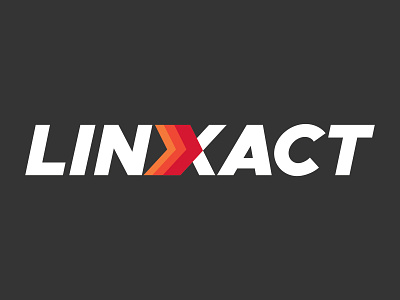 Linxact Logo - Hidden backlink checker tool arrow logo flat gradient texture logo logo design seo tool logo typography wordmark