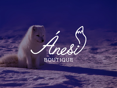 Ànesi Boutique Fox tail Logo concept
