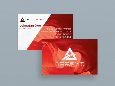 Accent Business card design