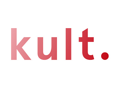Kult Logo logo simple logo typography wordmark wordmark logo