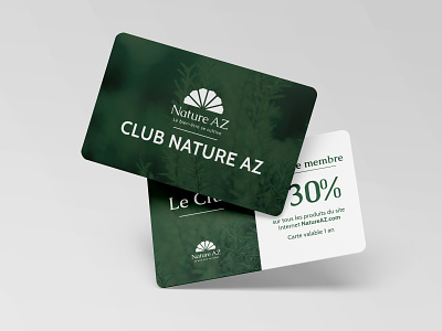 Nature AZ Loyalty card design