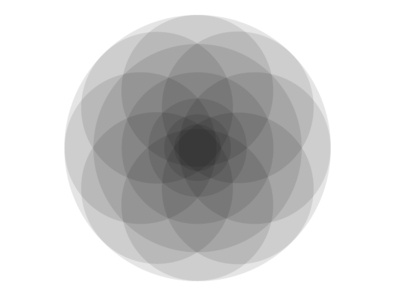 Circular study at 10% K design illustrator vector