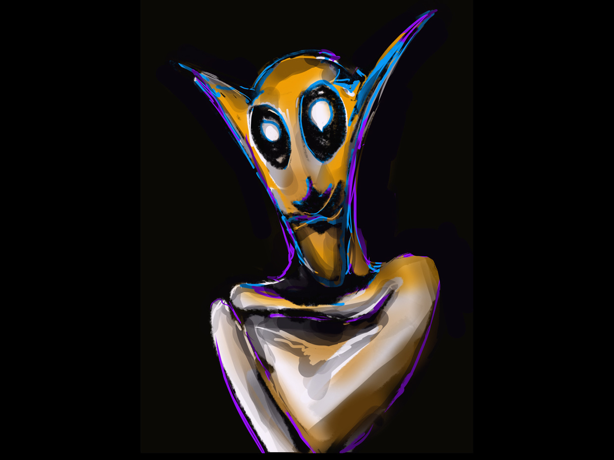 Clockwork Elf Portrait by David Quick on Dribbble