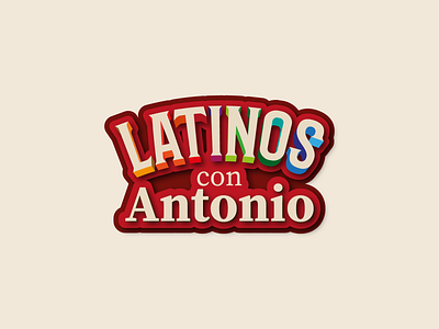 Latinos con Antonio design illustration latinos logo vector