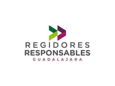 Regidores Responsables design logo politicians vector