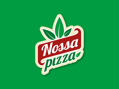 Nossa Pizza design logo pizza pizza logo vector