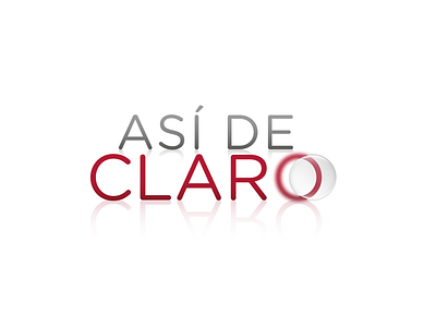 Asi De Claro design glasses logo vector view
