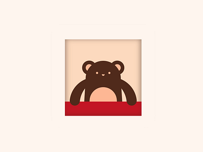 Bear bear character design illustration vector