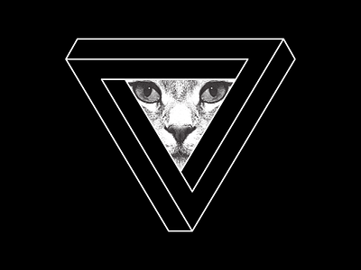 Cat animal cat design illustration logo