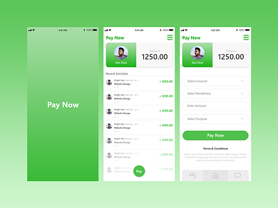 MoneyTransfer App(Pay Now) adobe adobe photoshop adobe xd appdesign design logo mobile mobile ui ui xd design