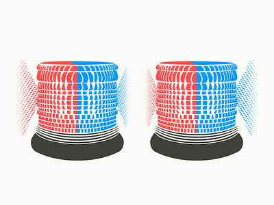 Wee-woo-wee-woo-wee-woo-wee-woo 2 🚓 bad boys bad boys blue cops eco friendly exploration halftone illustration led police red sirens