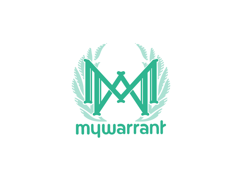 MyWarrant Logo – Process animation app branding design flat icon illustration lettering logo type typography vector
