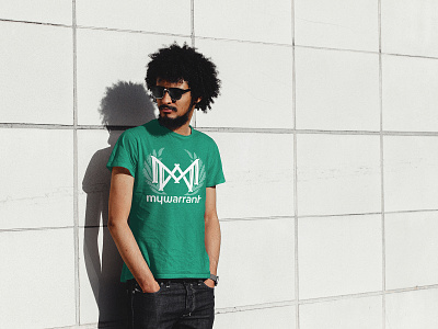 MyWarrant Brand – Shirts brand branding design designer green green logo illustration illustrator monogram monogram logo screenprint shirt design typography vector