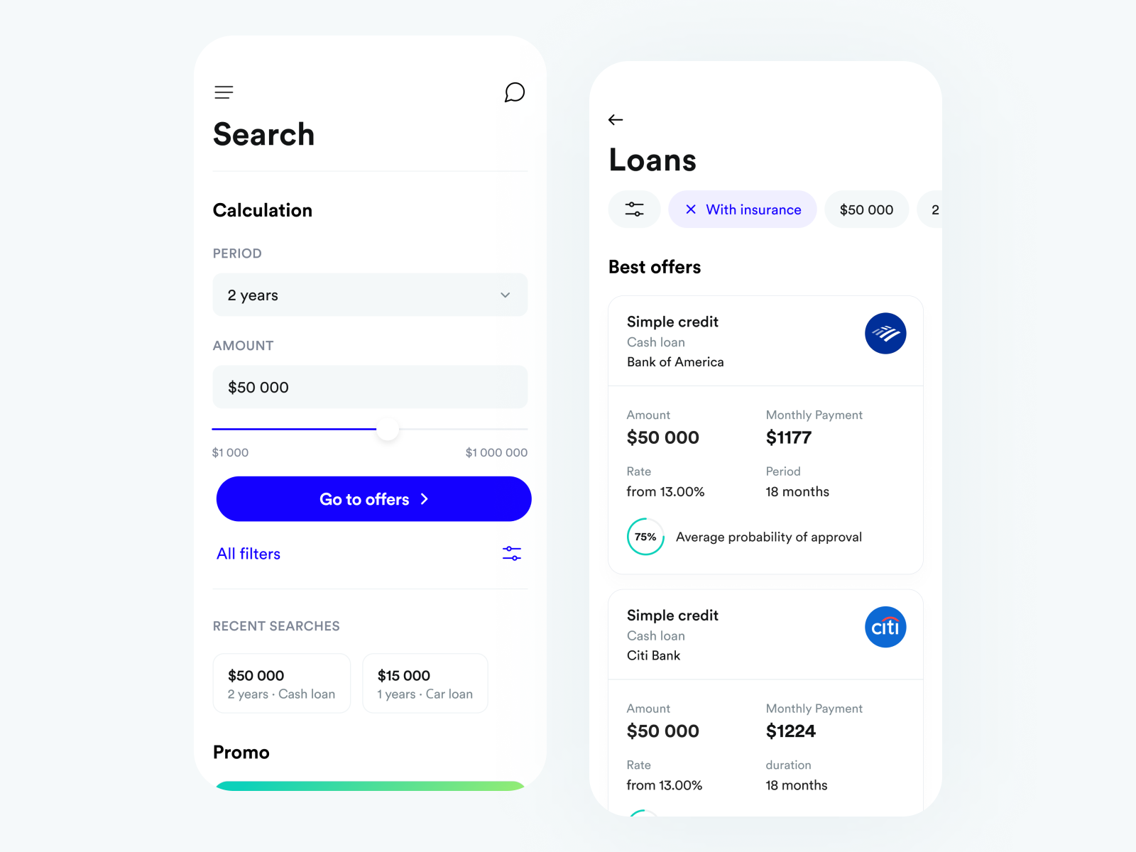 Loans App by Damir on Dribbble