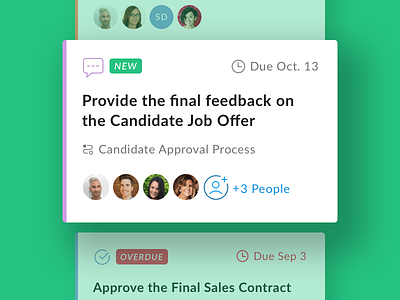 Relay Task Cards approval assignees automation card collaboration content due task ui workflow